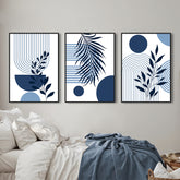 Toile - Blue Geometry
